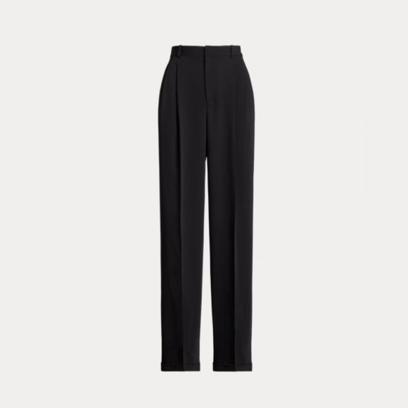 Ralph Lauren Pleated Straight-leg Pant - Picture 3 of 4